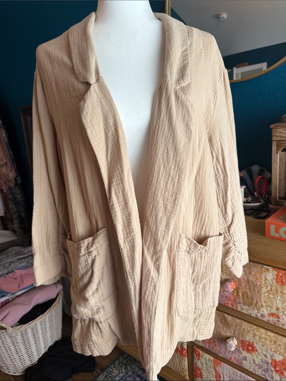 Pull&Bear 🐻 gauzy blazer